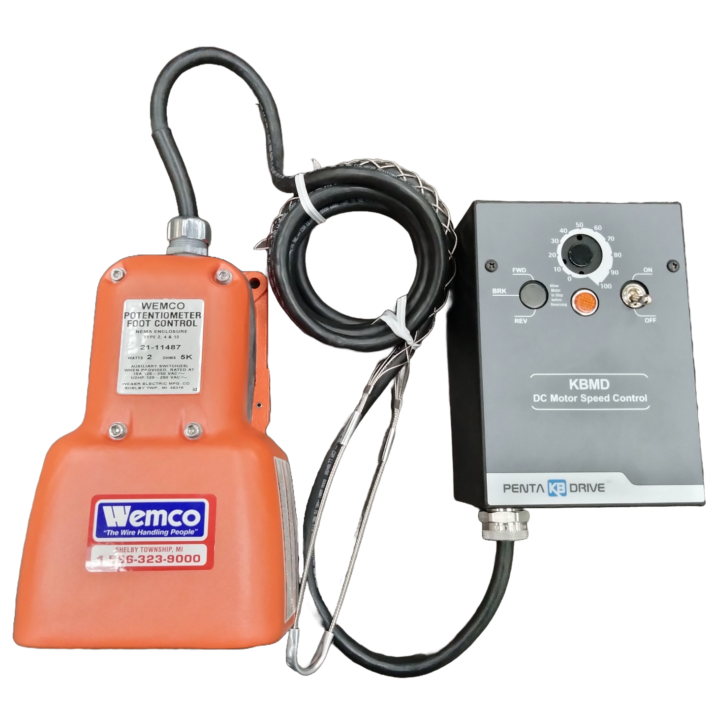 Control Box with Foot Switch COMBO