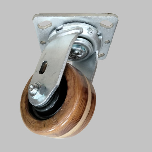 4x2 Brown Swivel Caster