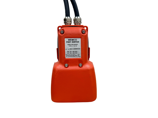 Single Speed Foot Switch w/ Cable - double-cord, 6200
