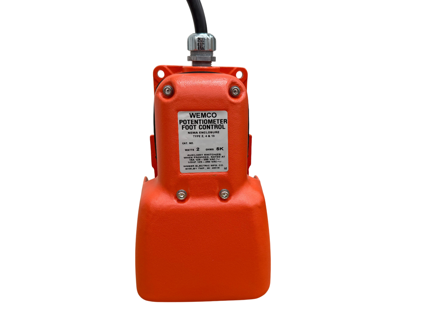 Variable Speed Foot Switch w/ 7' Cord